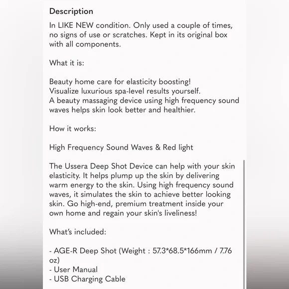 Medicube AGE-R Ussera Deep Shot - Picture 7 of 7